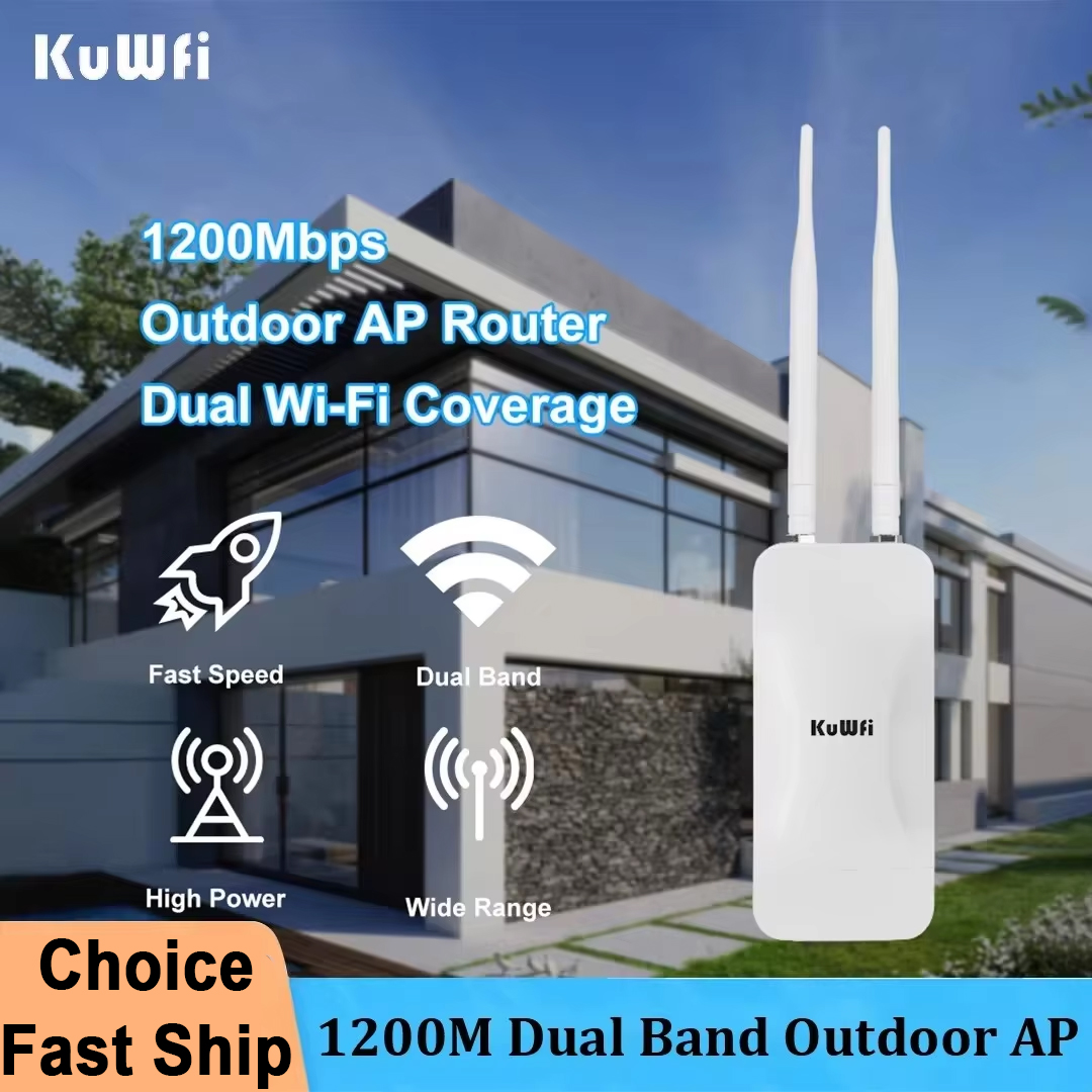Outdoor Power Post - KuWFi kekuatan tinggi AP1200 Outdoor Wifi