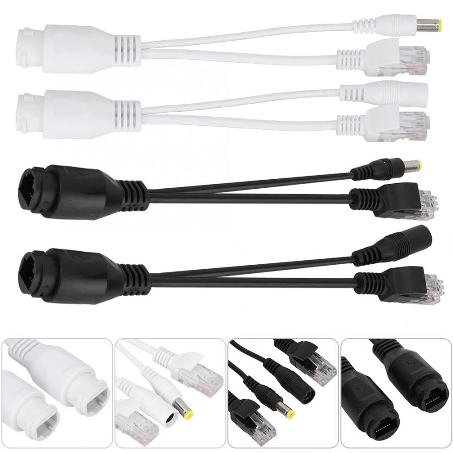 Outdoor Power Adapter - Kabel POE pasif kabel adaptor atas