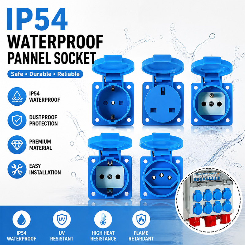 Outdoor Power Plus - Stopkontak Panel Industri Tahan Air IP54