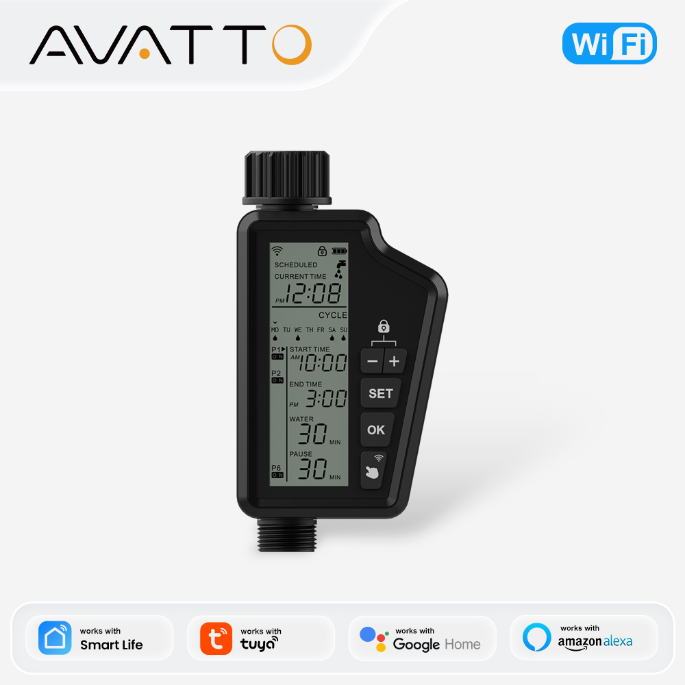 Outdoor Power Timer - MIUCDA Pengatur Waktu Penyiraman Kebun dengan