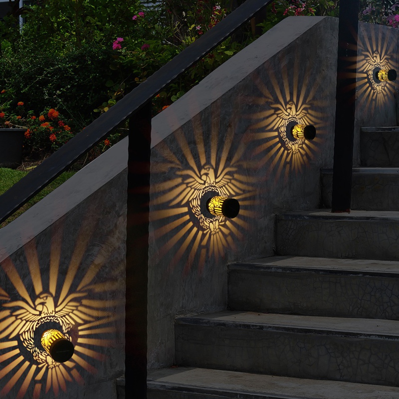 Outdoor Power Post - 2 Paket Lampu Pagar Tenaga Surya