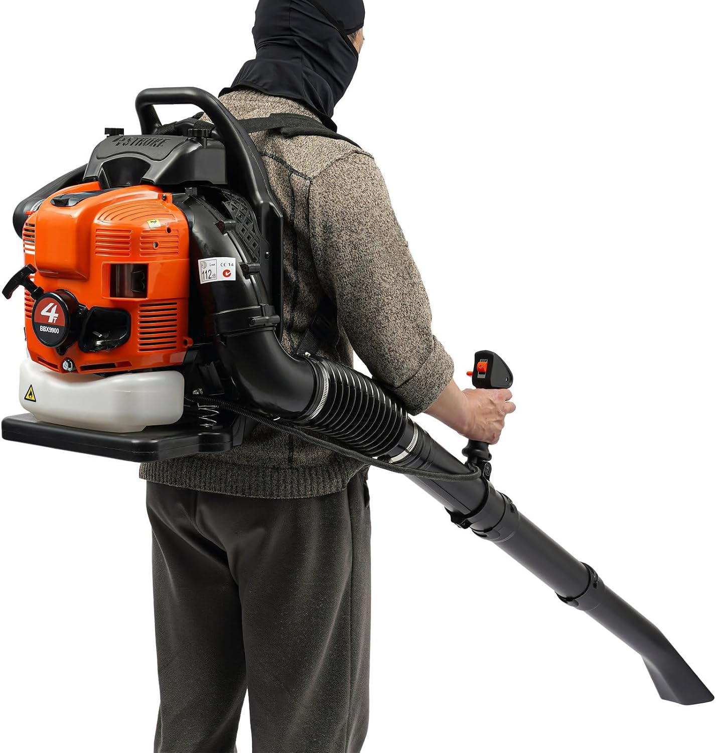 Snow Blower Single - Peniup Daun Bertenaga Gas, 4 Tak