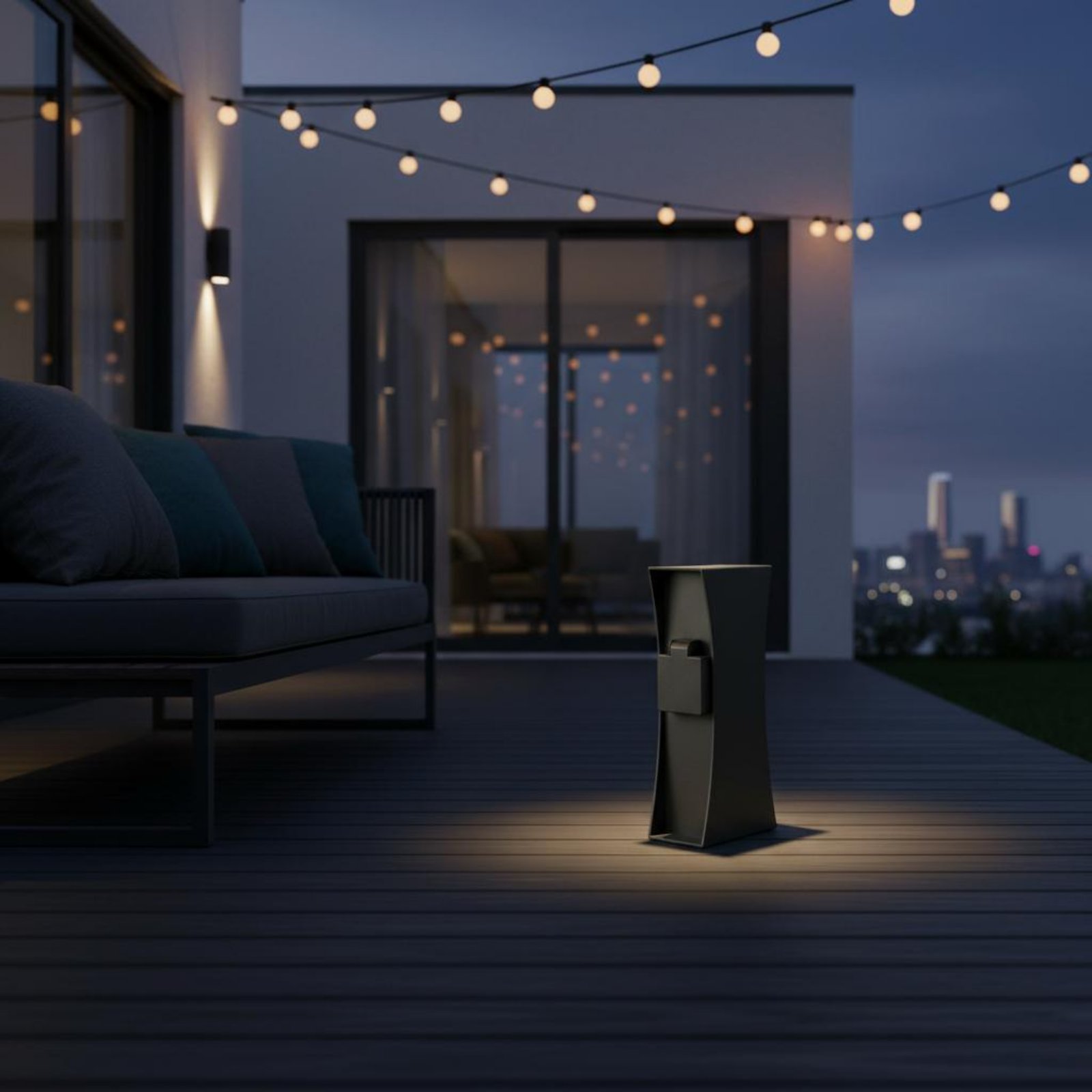 Outdoor Power Post - Stopkontak Listrik Luar Ruangan, Pemasangan Mudah,