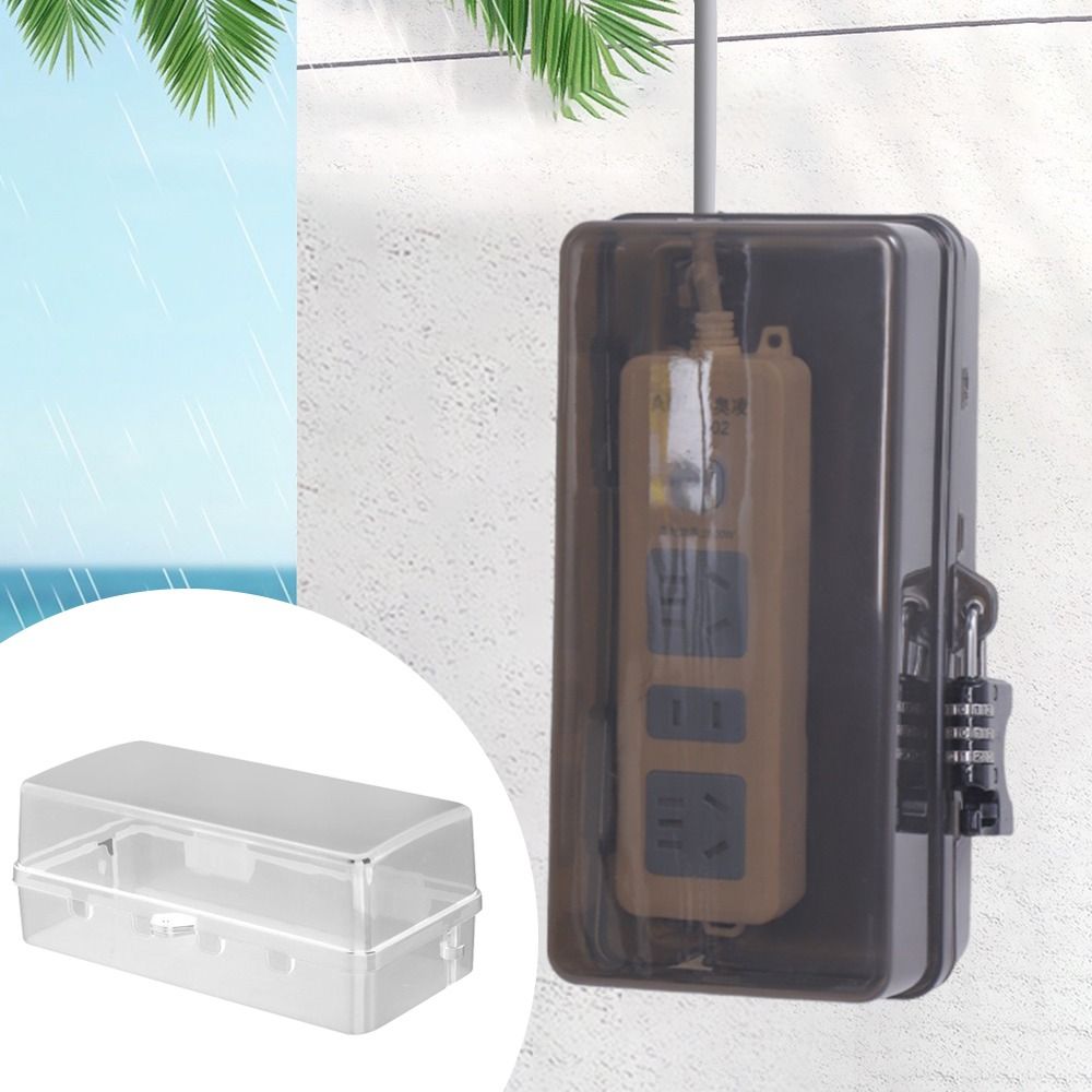 Outdoor Power Strip - Kotak Penyimpanan Kabel Anti Maling, Tahan