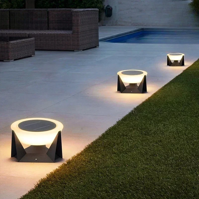 Outdoor Power Post - Lampu Tenaga Surya LED Lampu Taman
