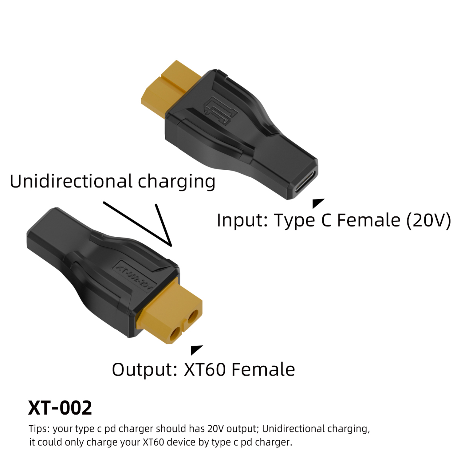 Outdoor Usb Power Adapter - Konverter adaptor USB C ke XT60,