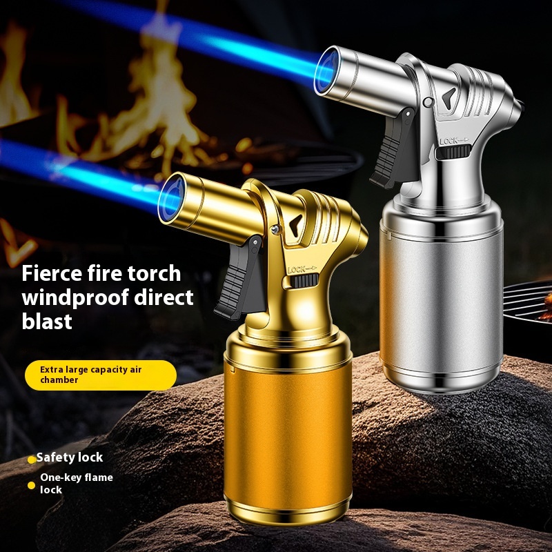 Outdoor Kitchen Power Burner - Pemantik Api Gas Logam Kuat Anti
