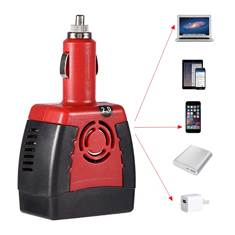 Inverter Daya Mobil Portabel 1 - Outdoor Usb Power Adapter ulasan dan harga