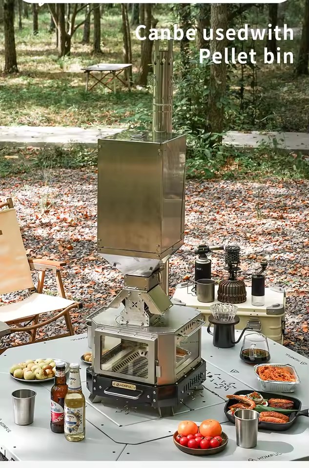 Kompor Kayu Bakar Portabel HOM - Outdoor Kitchen Power Burner ulasan dan harga