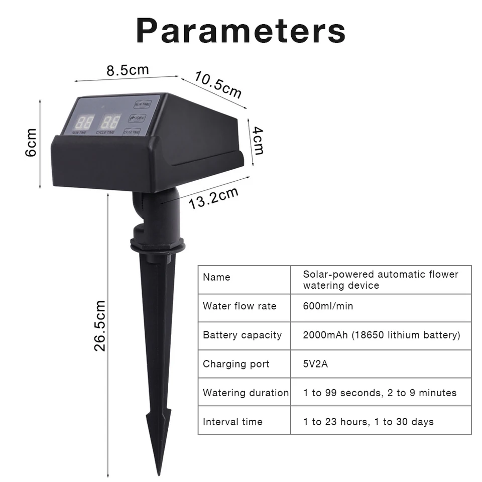 Timer Irigasi Tenaga Surya Bar - Outdoor Power Timer ulasan dan harga