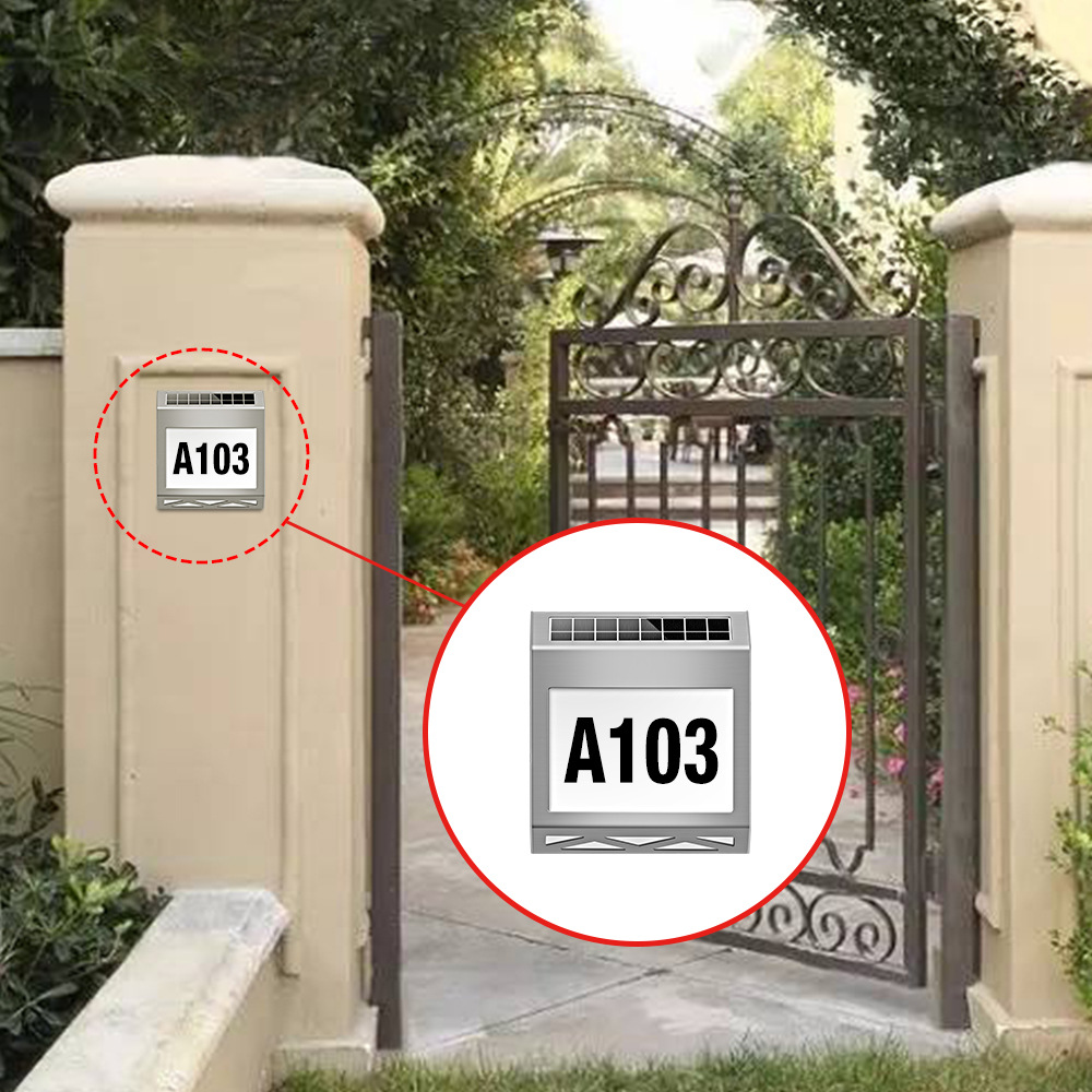 Lampu Papan Nama Rumah Tenaga  - Outdoor Power Number ulasan dan harga