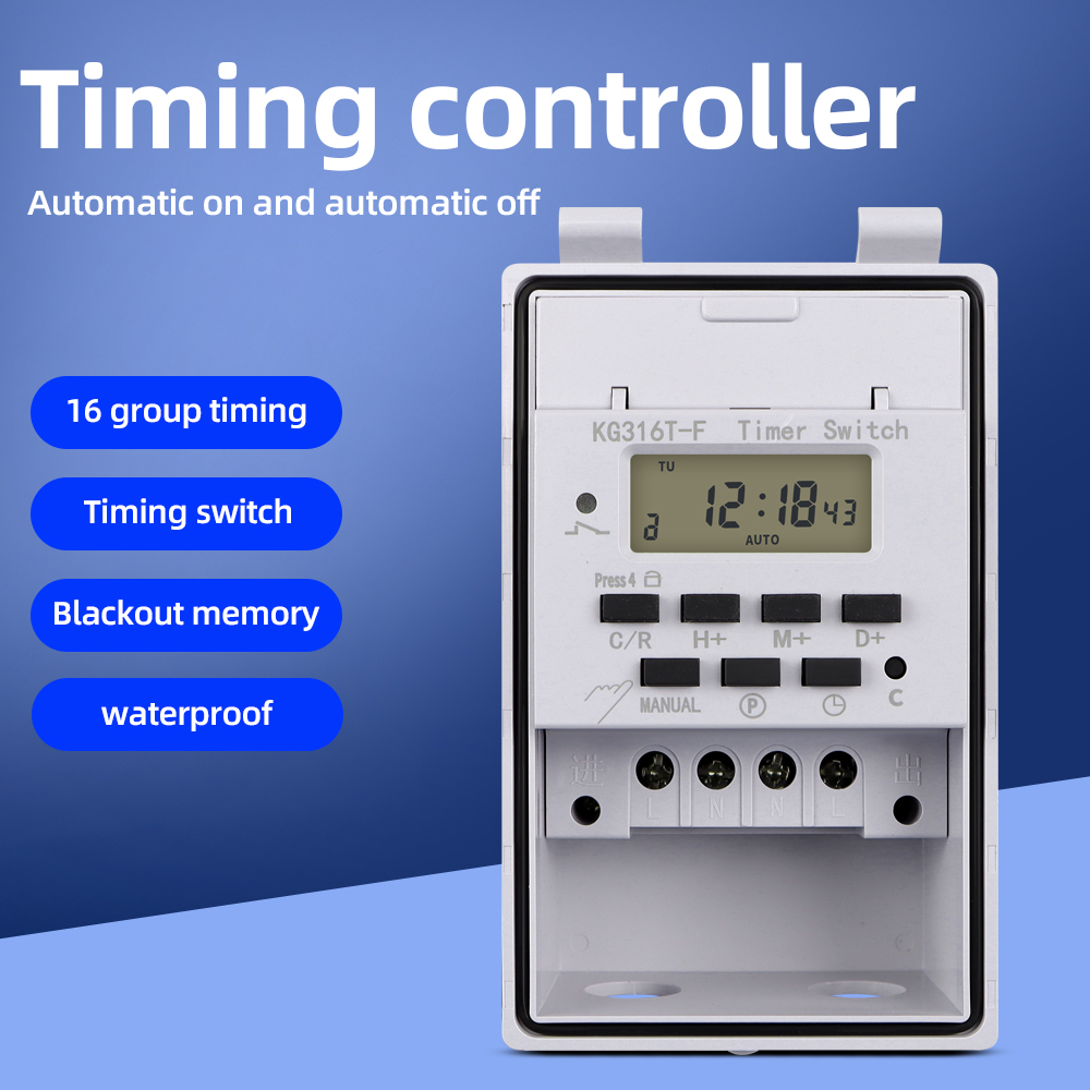 Sakelar Timer Digital 220V 30A - Outdoor Power Timer ulasan dan harga