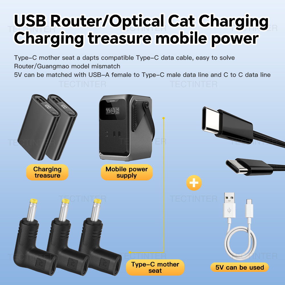Konverter Pengisi Daya Tipe-C  - Outdoor Usb Power Adapter ulasan dan harga