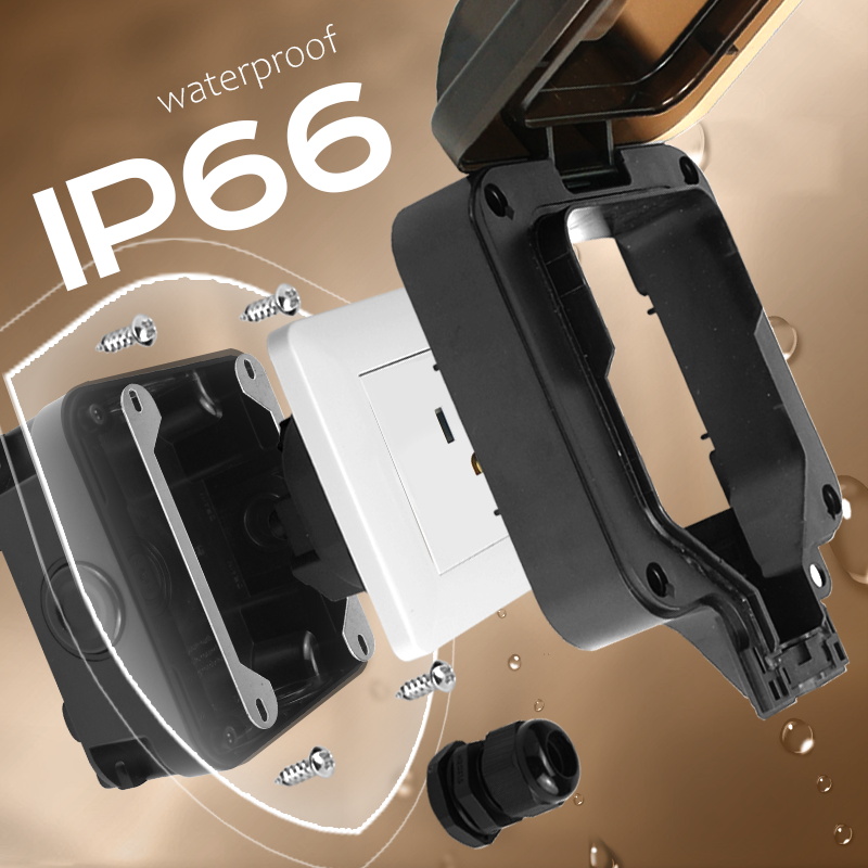 Avoir IP66 soket tahan air din - Outdoor Power Plus ulasan dan harga