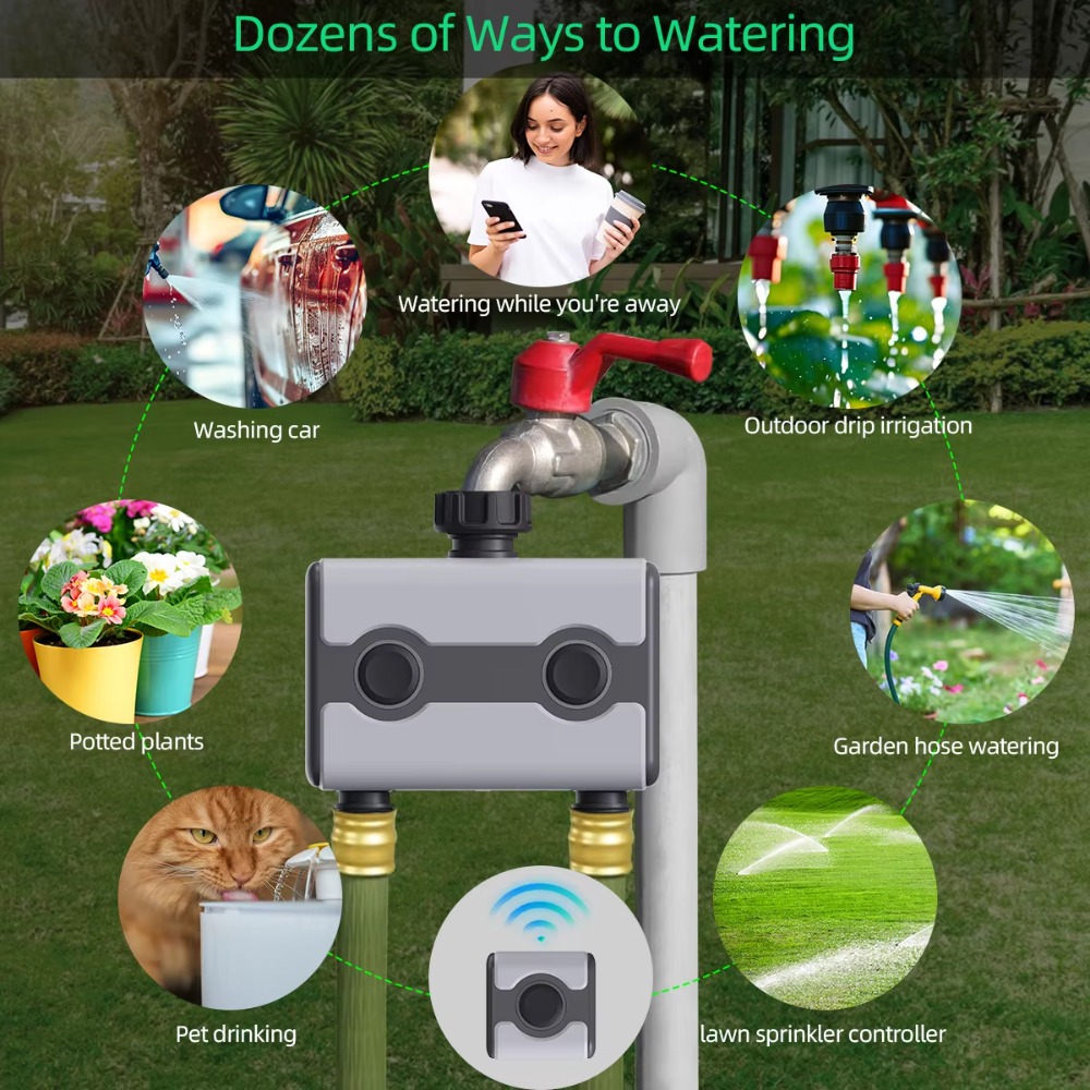 Timer Air Taman Analog dengan  - Power Zone Outdoor Timer ulasan dan harga