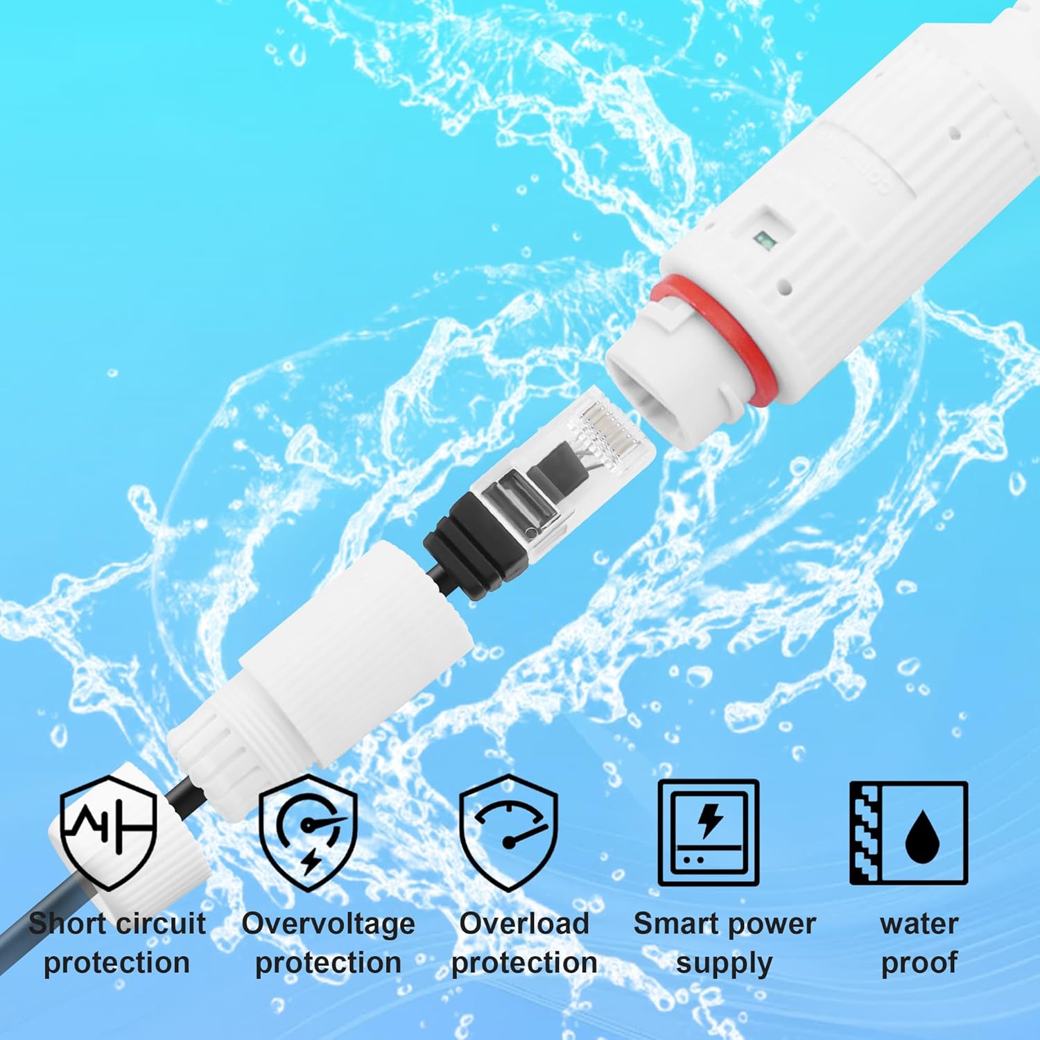 Konverter Daya POE ke USB-C RJ - Outdoor Usb Power Adapter ulasan dan harga