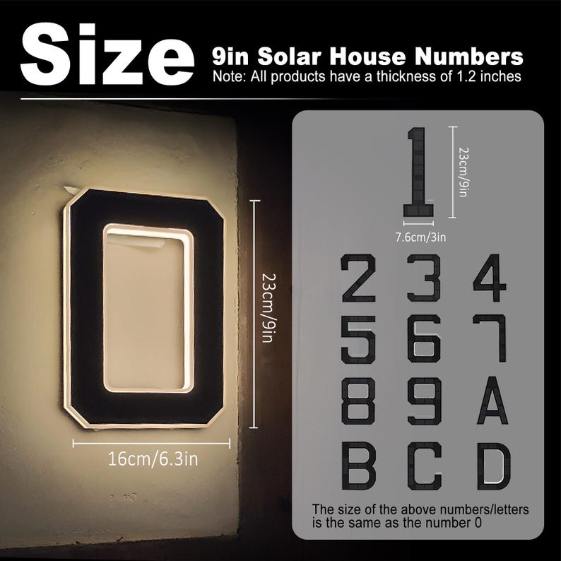 Tanda Nomor Rumah LED Tenaga S - Outdoor Power Number ulasan dan harga