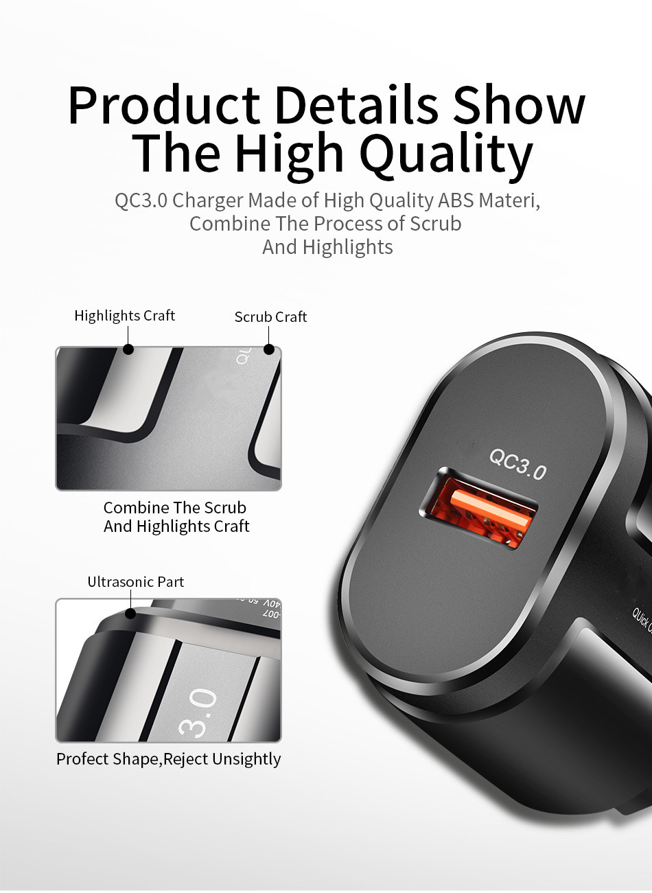 Pengisi daya USB 20W 3.0, Char - Outdoor Usb Power Adapter ulasan dan harga