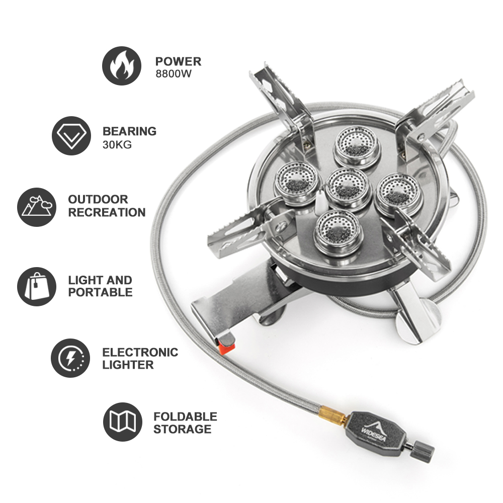 Layar Lebar kompor Gas 5 dalam - Outdoor Kitchen Power Burner ulasan dan harga