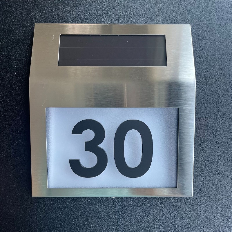 Papan Nomor Rumah Tenaga Surya - Outdoor Power Number ulasan dan harga