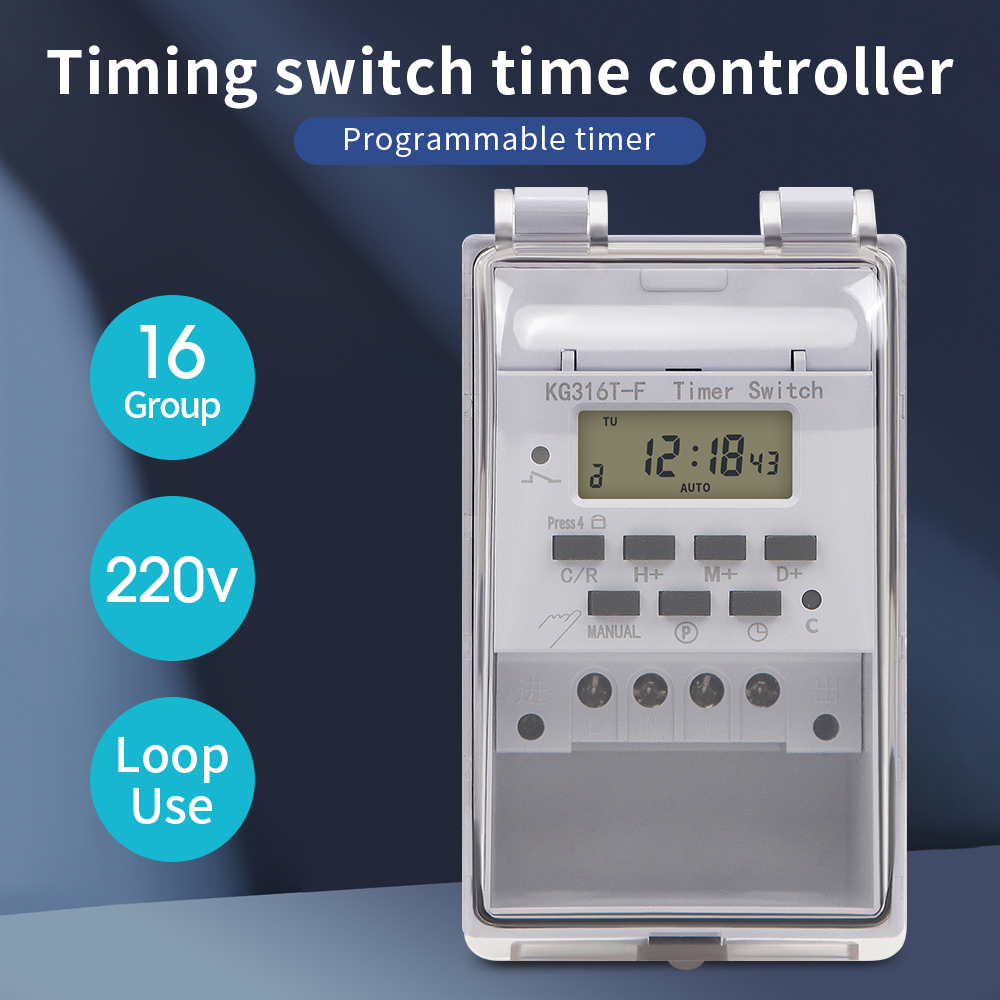 Timer Switch 30A daur ulang mi - Outdoor Power Timer ulasan dan harga