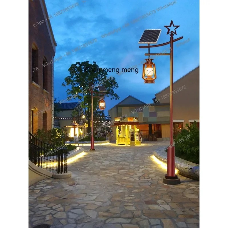 03 s51 Lampu tiang tenaga sury - Outdoor Power Post ulasan dan harga