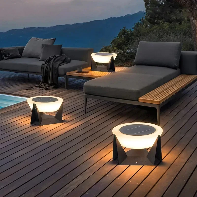Lampu Tenaga Surya LED Lampu T - Outdoor Power Post ulasan dan harga