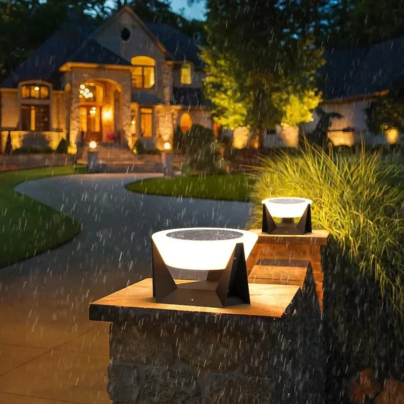 Lampu Tenaga Surya LED Lampu T - Outdoor Power Post ulasan dan harga
