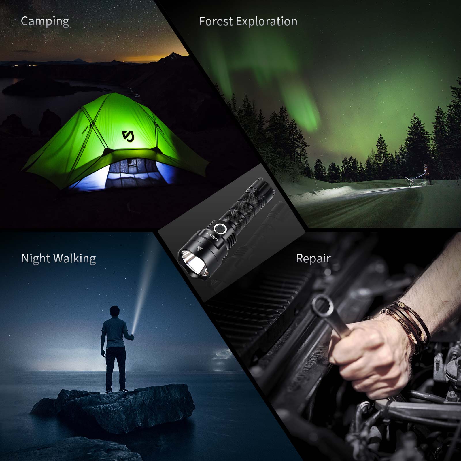 Sofirn C8G senter taktis LED 2 - Outdoor Power Group ulasan dan harga
